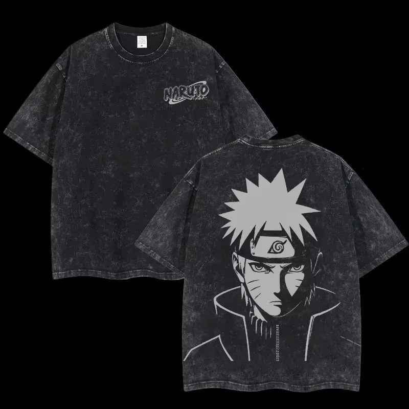 Kaos Naruto Shisui Uchiha, Mot - Acid Wash Vintage Graphic T Shirt ulasan dan harga